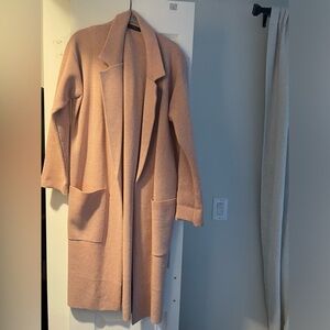 J Crew Pink Duster Sweater Cardigan